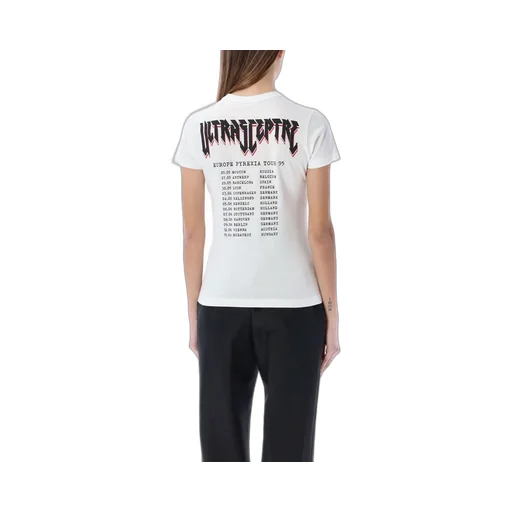Raf Simons Slogan Print Crewneck T-Shirt