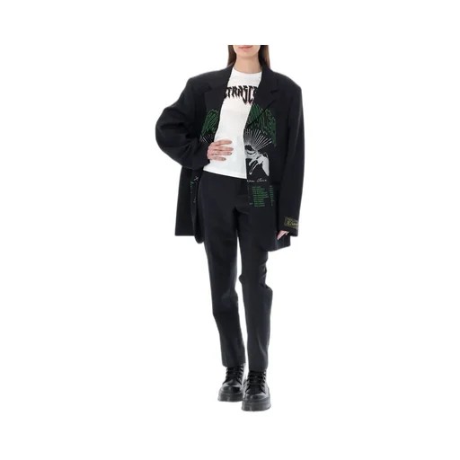 Raf Simons Slogan Print Crewneck T-Shirt