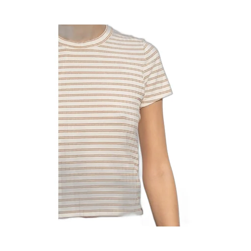 Rag & Bone Striped Cropped T-Shirt