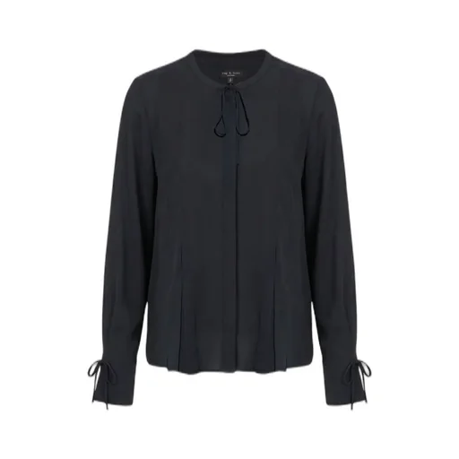 Rag & Bone Tie-Neck Loose Fit Top