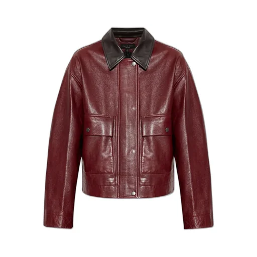 Rag & Bone Flap Pocket Leather Jacket