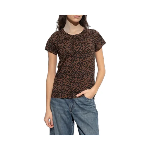 Rag & Bone Leopard Printed Crewneck T-Shirt