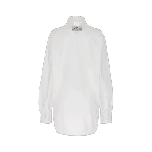 Raf Simons Mesh Detailed Buttoned Shirt