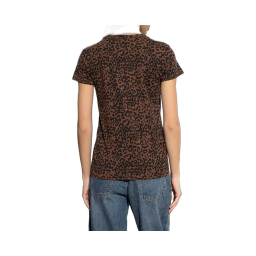 Rag & Bone Leopard Printed Crewneck T-Shirt