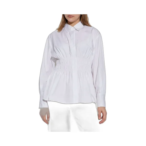 Rag & Bone Smocked Long Sleeve Top