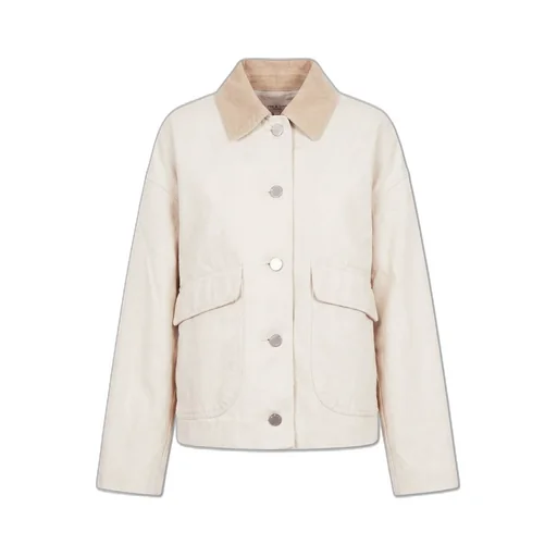 Rag & Bone Contrast Collar Denim Jacket