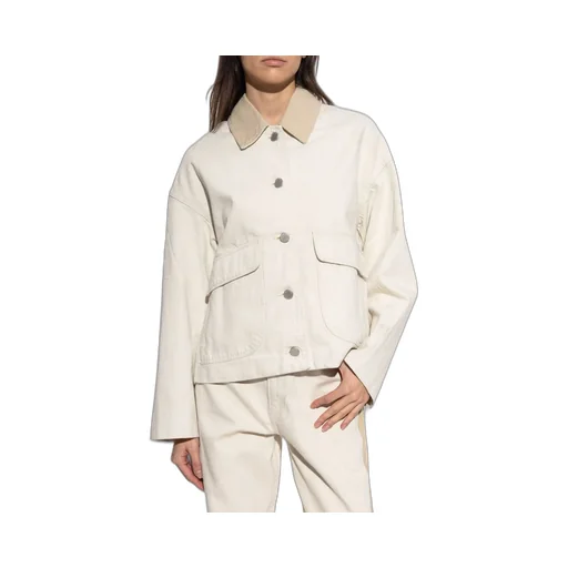 Rag & Bone Contrast Collar Denim Jacket
