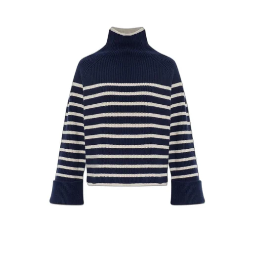 Rag & Bone Turtleneck Striped Knitted Jumper