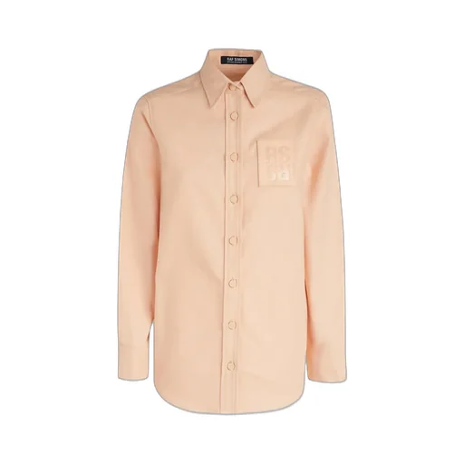 Raf Simons Logo Patch Buttoned Shirt