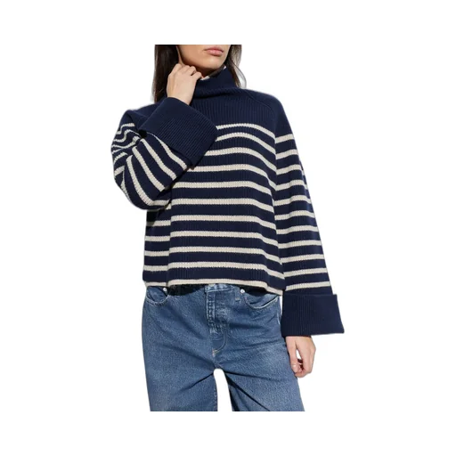 Rag & Bone Turtleneck Striped Knitted Jumper