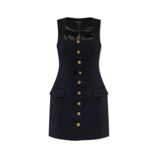Rag & Bone Button-Front Sleeveless Dress