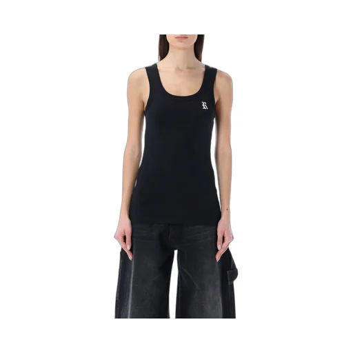 Raf Simons Logo Printed Tank Top