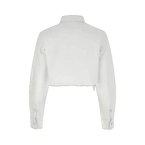 Raf Simons Frayed Hem Cropped Shirt