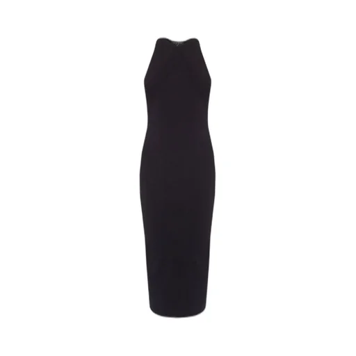 Rag & Bone Ribbed-Knit Slim Cut Midi Dress