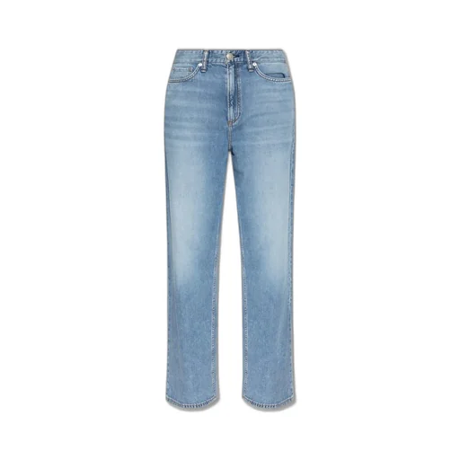 Rag & Bone Mid-Rise Wide-Leg Jeans