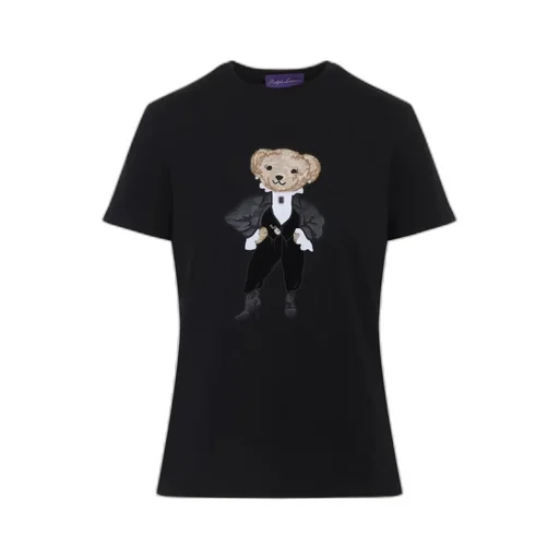Ralph Lauren Polo Bear-Appliqué Crewneck T-Shirt