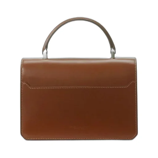 Ralph Lauren Logo Plaque Foldover Top Crossbody Bag