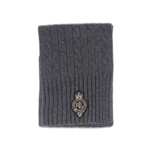 Lauren Ralph Lauren Cable-Knit Crest Scarf