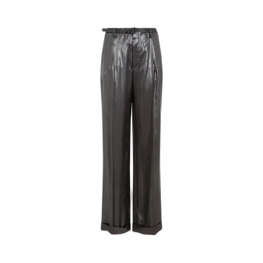 Ralph Lauren Acklie Pleated Wide-Leg Trousers
