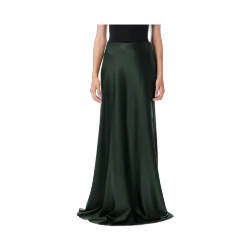 Ralph Lauren Collection Satin Flared Maxi Skirt