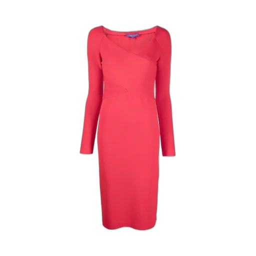Ralph Lauren Collection Cocktail Long-Sleeved Midi Dress