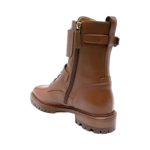 Ralph Lauren Marlie Welington Lace-Up Boots