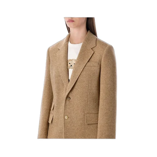Ralph Lauren Collection Eli Basket-Weave Tweed Jacket