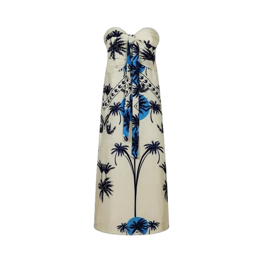 Raquel Diniz Ipanema Cut Out Detailed Midi Dress