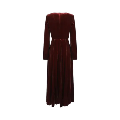 Raquel Diniz Velvet Maxi Dress