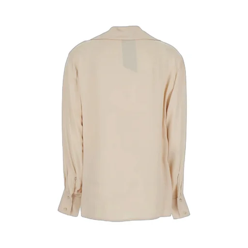 Rame Spread Collar V-Neck Shirt
