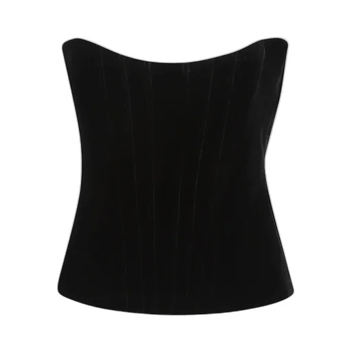Raquel Diniz Zip-Back Strapless Top