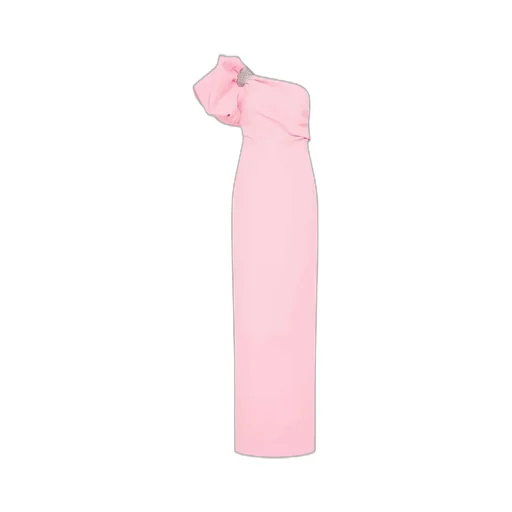 Rebecca Vallance Diamante One-Shoulder Dress