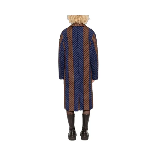 Raxxy Chevron Quilted Coat