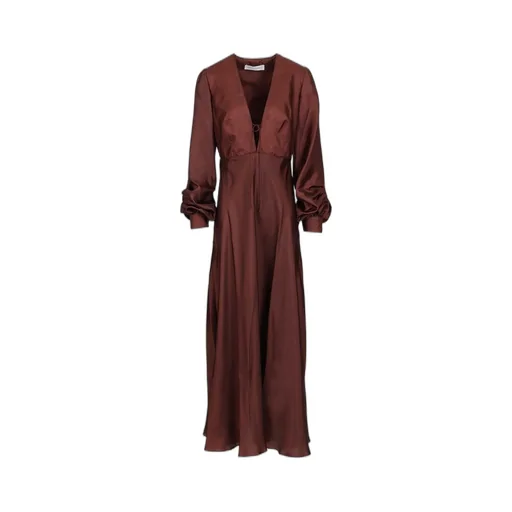 Raquel Diniz Valerie Balloon-Sleeve Dress