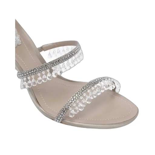 René Caovilla Embellished Heeled Sandals