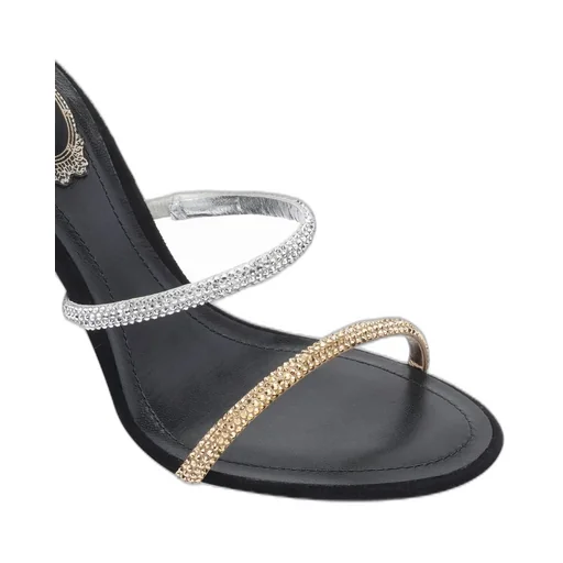 René Caovilla Embellished Heeled Sandals