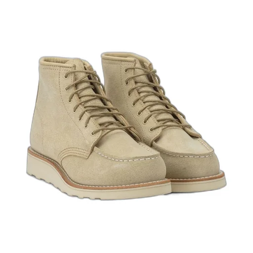 Red Wing Shoes Classic Moc Round-Toe Ankle Boots