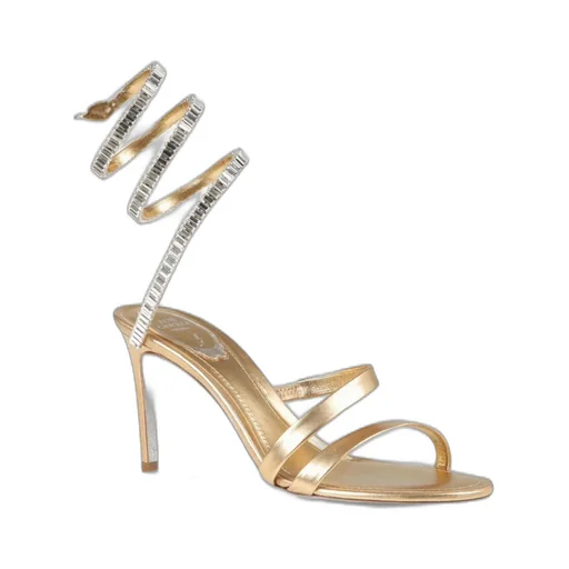 René Caovilla Embellished Heeled Sandals