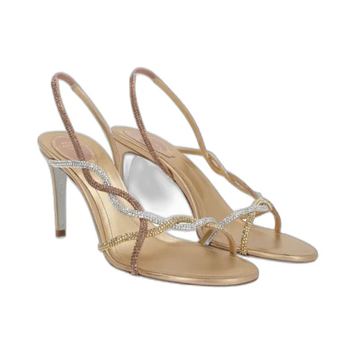 René Caovilla Braid Sandals
