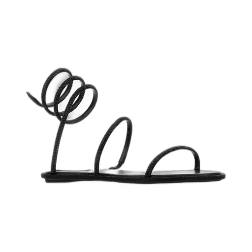René Caovilla Cleo Embellished Flat Sandals