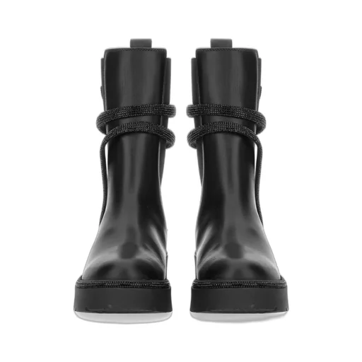 René Caovilla Cleo Combat Boots