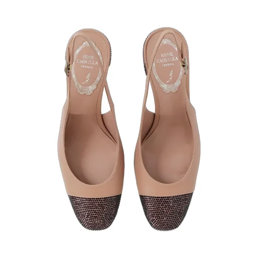 René Caovilla Kristen Havana Slingback Pumps