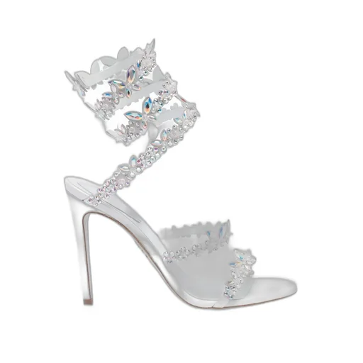 Rene Caovilla Embellished High-Heeled Sandals