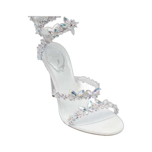 Rene Caovilla Embellished High-Heeled Sandals