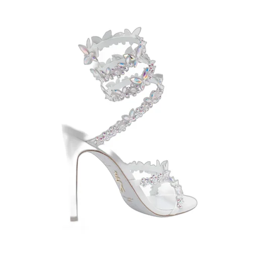 Rene Caovilla Embellished High-Heeled Sandals