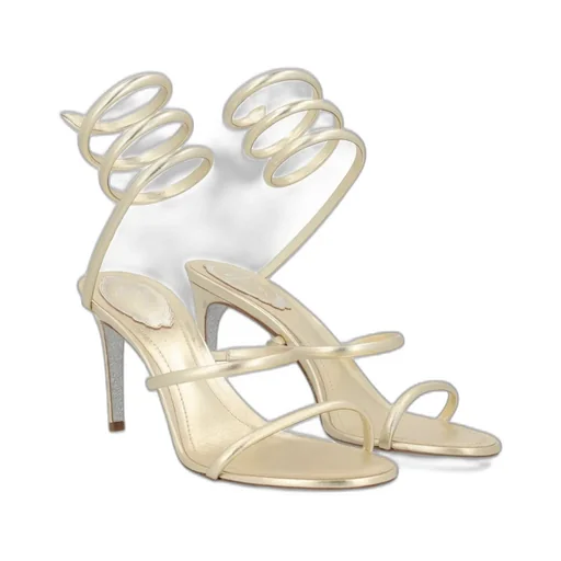 Rene Caovilla Spiral Strap Sandals