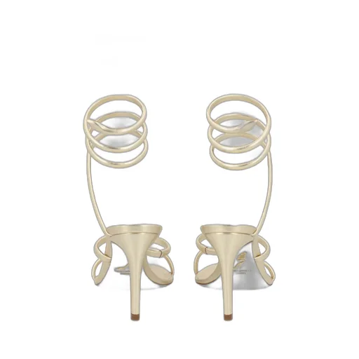 Rene Caovilla Spiral Strap Sandals