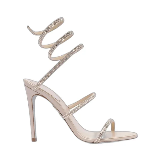 René Caovilla Cleo Embellished Heeled Sandals