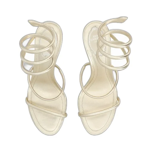 Rene Caovilla Spiral Strap Sandals