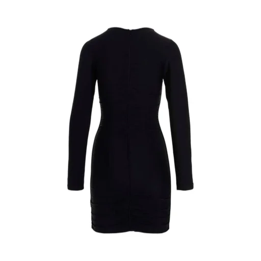 Reina Olga Master Viper Long-Sleeve Mini Dress